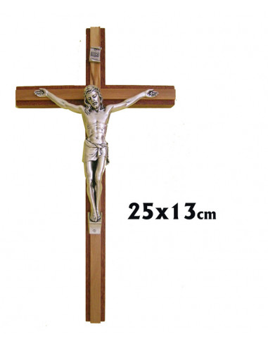 Cruz Madera Mogano Y Olivo 25Cm Con...