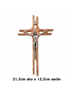 Crucifijo Madera Tallada La...