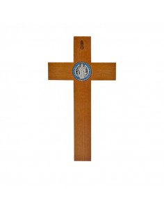 Crucifijo Madera Dos Tonos...