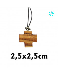 Cruz Madera 2.5x2.5cm...