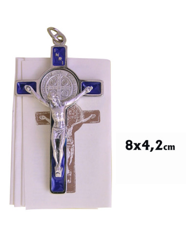 Cruz San Benito Esmalte 8Cm Grande