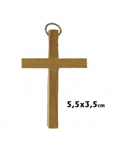 Cruz Madera Olivo 28X18mm...