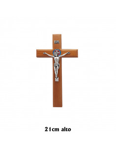 Crucifijo Madera San Benito...