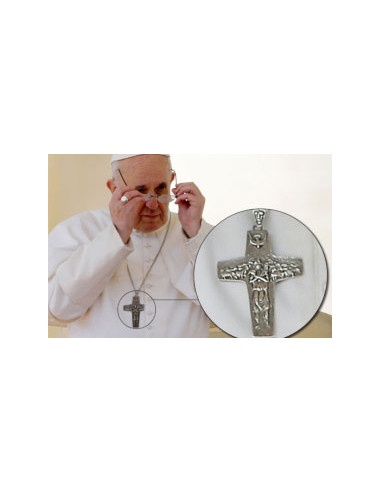 Cruz Metal Buen Pastor 7X5cm Con...