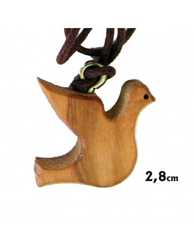Paloma Madera Con Cordon 2. 8Cm