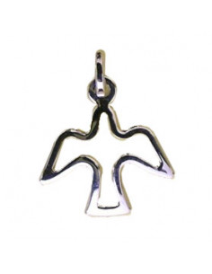Colgante Paloma Calada Plata