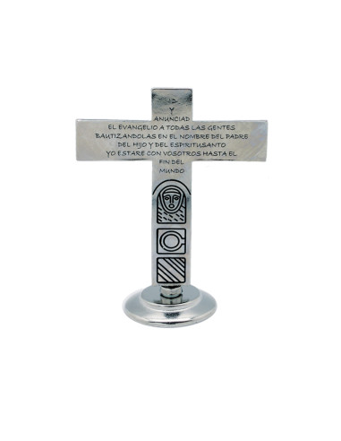 Cruz Metal Familia Base Mesa 16X13cm...