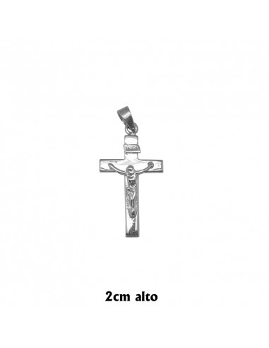 Crucifijo Plata Con Inri 22mm