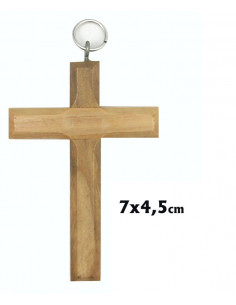 Cruz Madera Olivo Con Base...