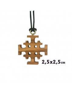 Cruz Madera Olivo 22X17mm...