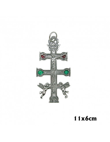 Cruz Metal Familia Colgante 6X5. 5Cm...