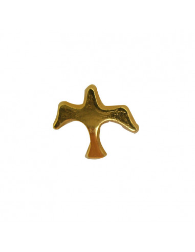 Pin Oval Plateado Con Reborde Adornado Foto