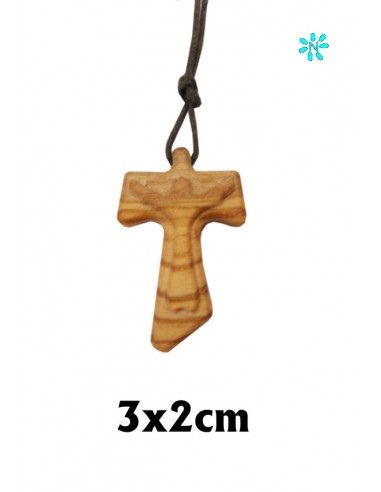 Cruz San Benito 5X3cm Madera Con...