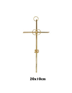 Cruz Metal Dorada Con...