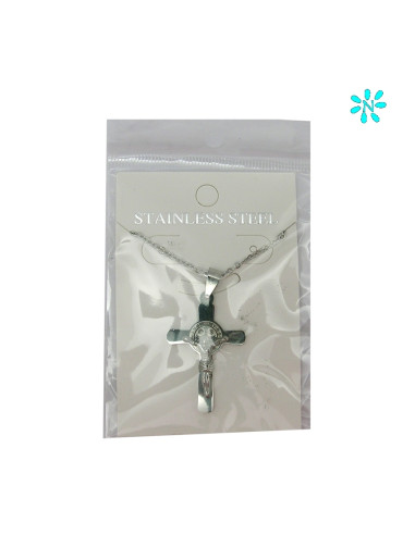 Cruz San Benito Acero 40X25mm Con...