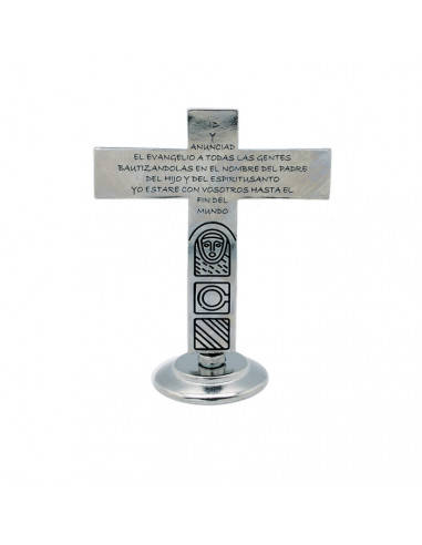 Cruz Metal Familia Base Mesa 16X13cm...