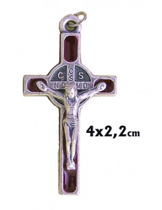 Cruz San Benito Esmalte 4Cm...