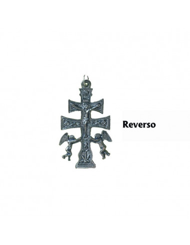 Cruz Caravaca Plateada 5. 2x3. 2cm...