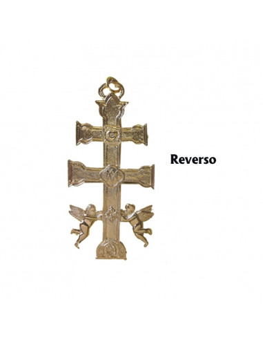 Cruz Caravaca Dorada 8. 2X4. 2Cm