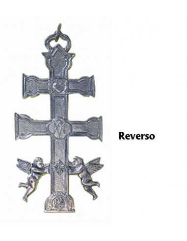 Cruz Caravaca Plateada 16X7. 5Cm Con...