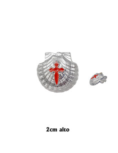 Cruz Plata 30X22mm San...