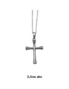 Cruz Acero 27X18mm Fina...