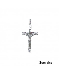 Crucifijo Plata Rodiada...