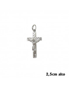 Crucifijo Plata Rodiada...