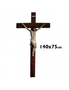 Crucifijo Madera Con Cristo...