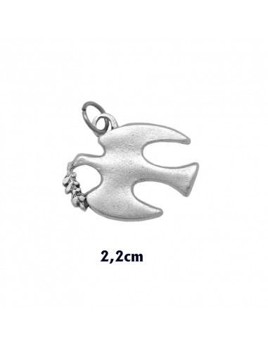 Medalla Metal Paloma Alas Abiertas...