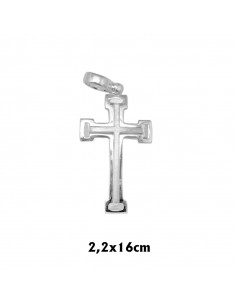 Cruz Plata Jerusalen 2X2 Cm