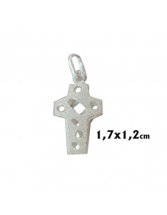 Cruz Plata Con Cruz Interna...