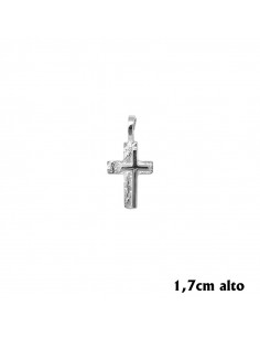 Cruz Plata Rodiada Con Cruz...