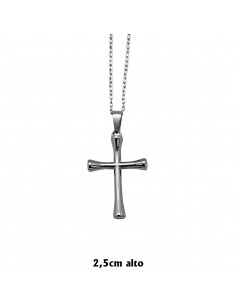 Cruz Acero 27X18mm Fina...