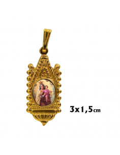 Medalla Metal Virgen...