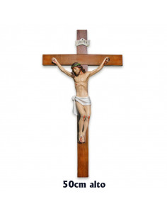 Crucifijo Madera Con Cristo...