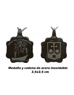 Medalla Virgen Carmen Acero...