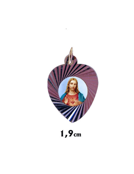 Colgante Coraz n 3X3 Cm Hueco Doble La Medida Del Amor En Blister