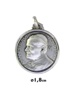 Medalla Plata 18Mm Papa...