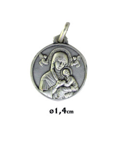 Medalla Plata 14Mm Virgen...