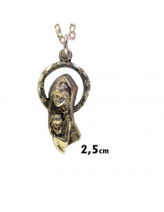 Medalla Metal Virgen Con...