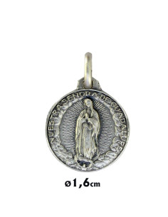 Medalla Plata 16mm Virgen...