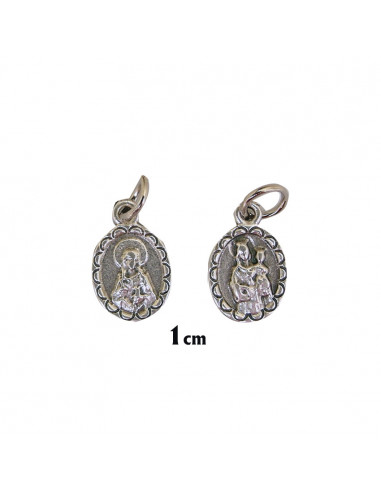 Medalla Metal Oval Doble Escapulario...