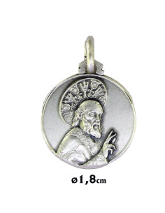 Medalla Plata 18Mm San Nicolas