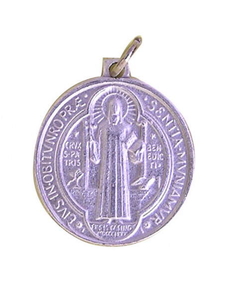 Medalla San Benito 17Mm Aluminio