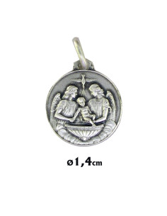 Medalla Plata 14Mm Bautismo