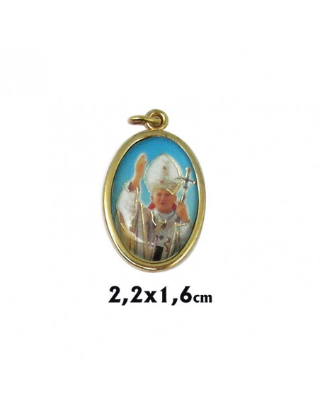 Medalla Aluminio Oval 26X14mm Milagrosa