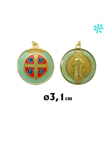 Medalla Metal Ovalada Mini Virgen...
