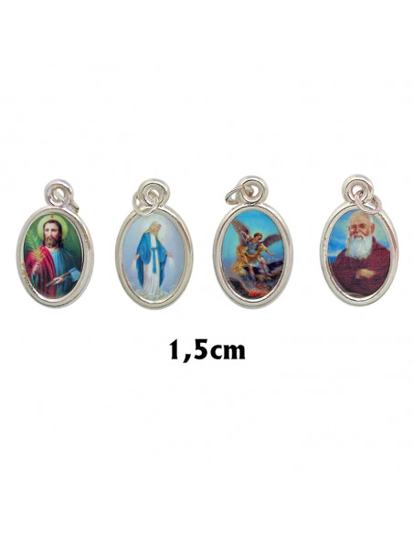 Medalla Foto Oval Niquelada 15Mm N902