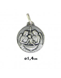 Medalla Plata 14Mm Bautismo